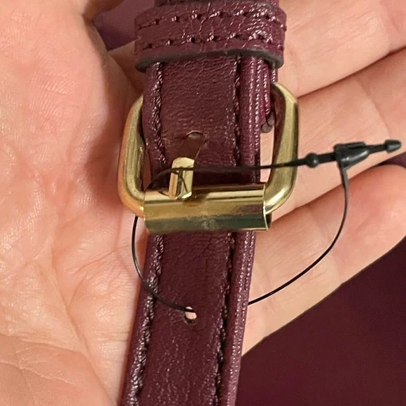 Nine West Burgundy Purse / Hand Bag - Picture 10 of 14